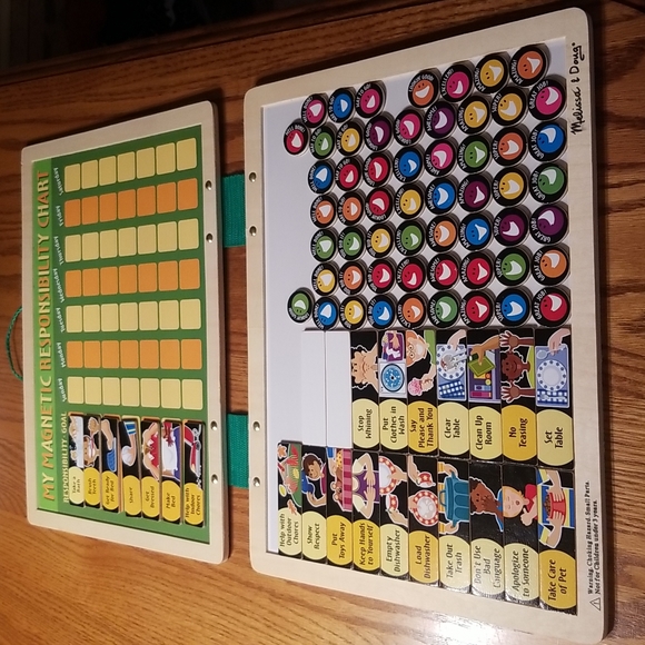 Melissa & Doug Magnetic Responsibility Chart - Picture 1 of 16